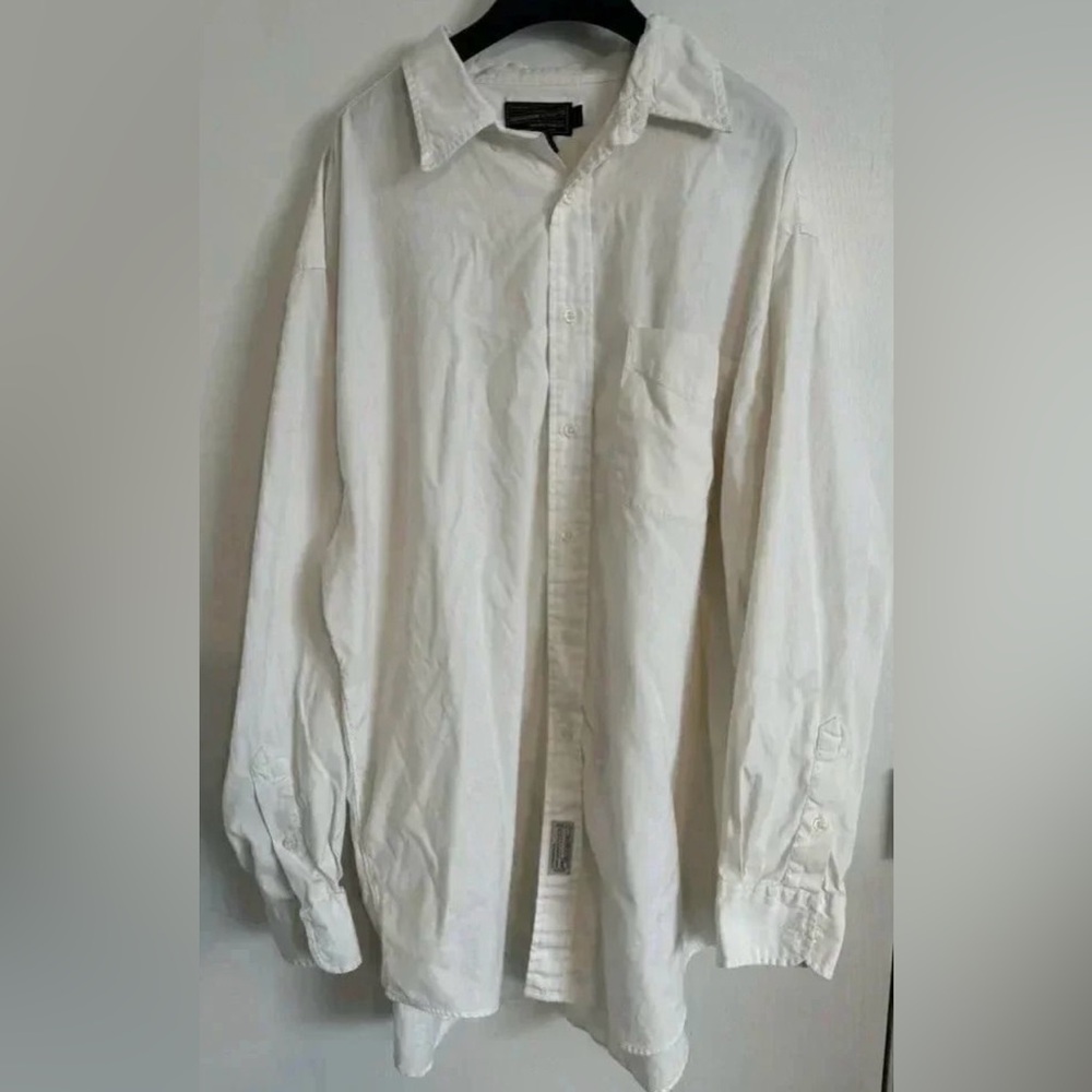 Abercrombie & Fitch White Button down shirt | size 17L | 100% cotton